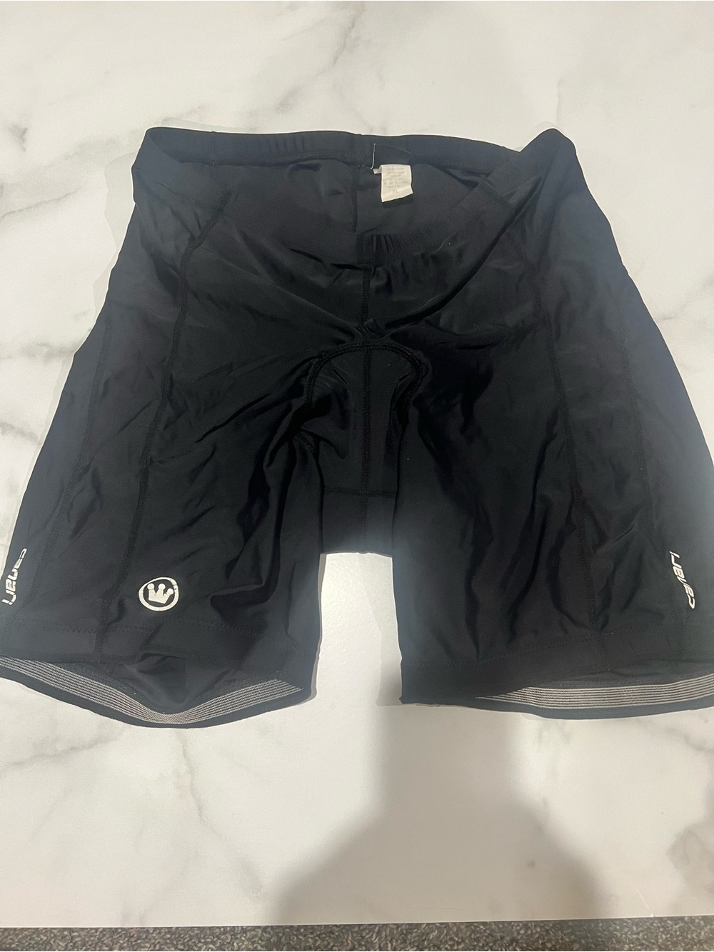 Canari Black Women’s Bike Shorts with Subtle Branding